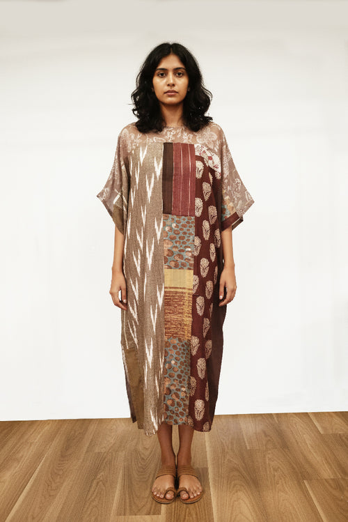 Beige Printed Dress - Align by Rashmi Chowdhary