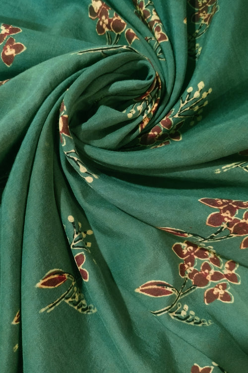 Nisha black cotton silk handloom sari