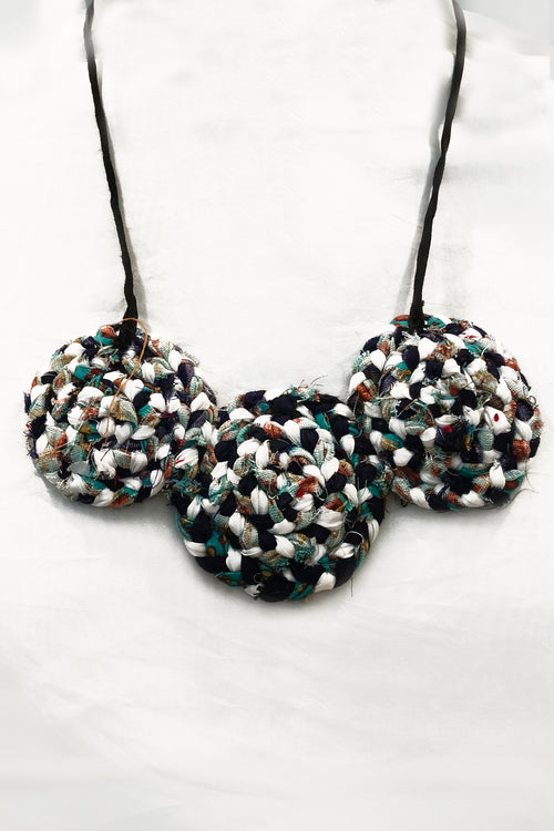 Multicolor Upcycled Neckpieces