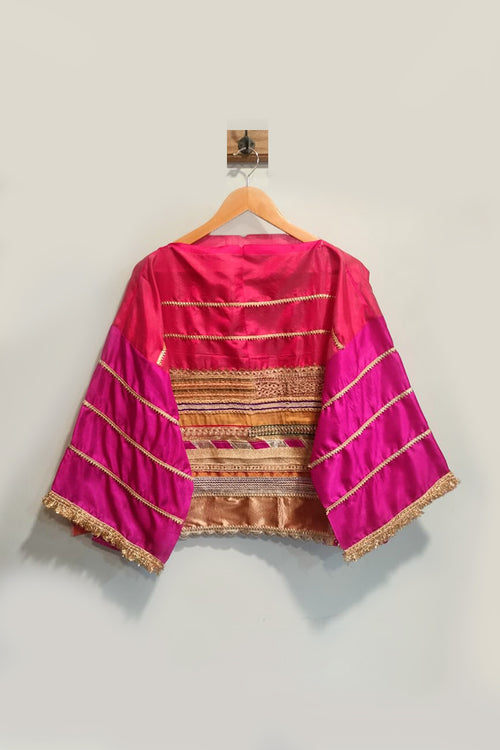 Unstitched Anti Fit Pataka Blouse