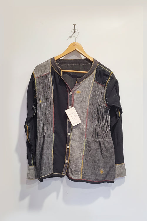 Organic kala cotton handstitched shirt