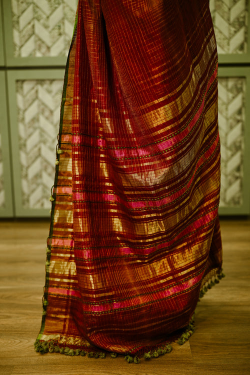 Tangalia handwoven sari