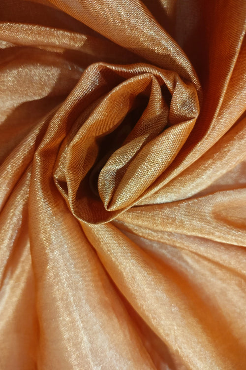 Orange silk paithani saree