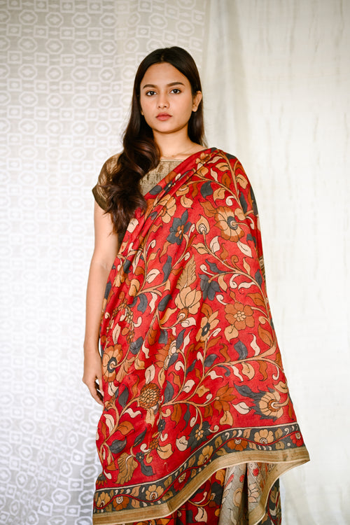 Kalamkari Sari