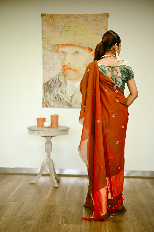 Bengal Cotton Handwoven Sari