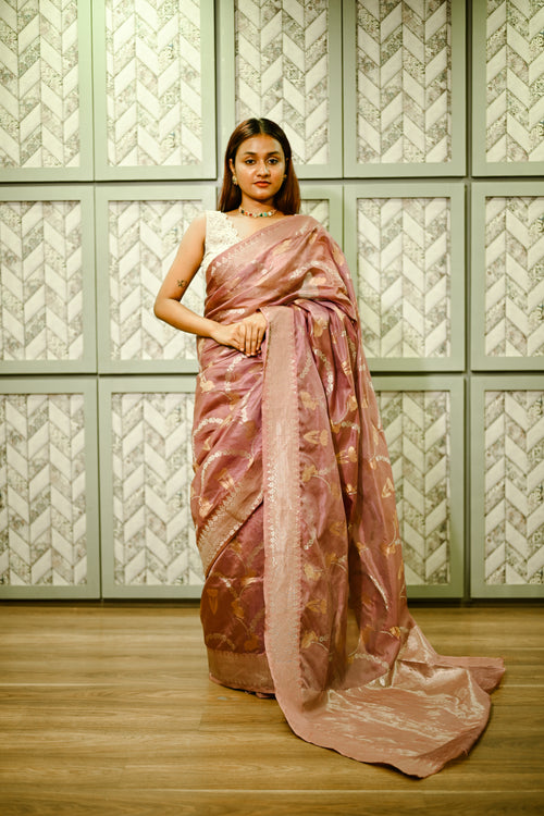 Rabbit silk handwoven sari