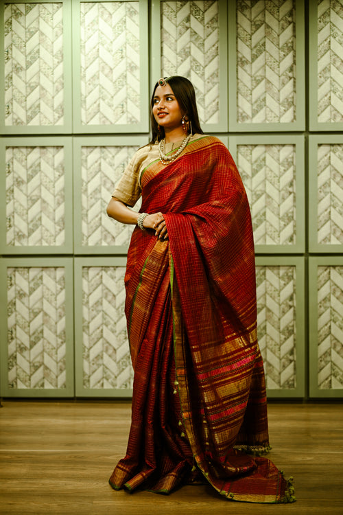 Tangalia handwoven sari