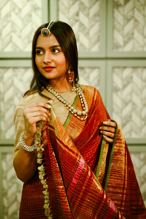 Tangalia handwoven sari