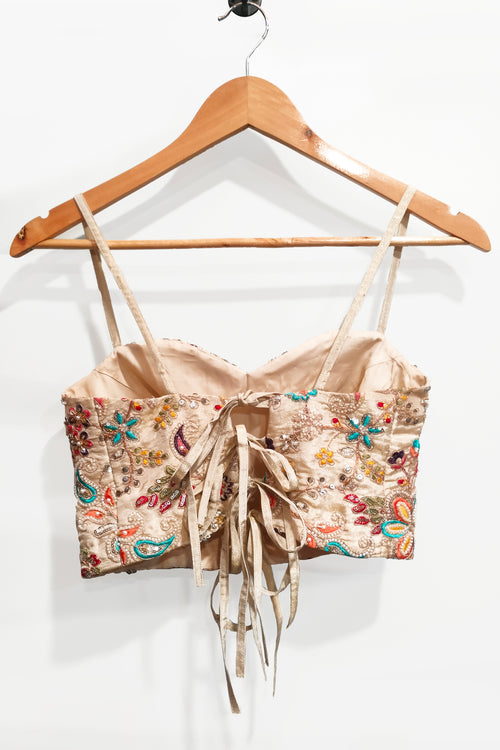 Floral Bustier Blouse