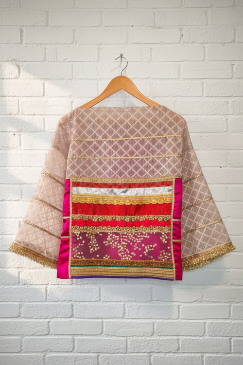 Unstitched Anti Fit Pataka Blouse