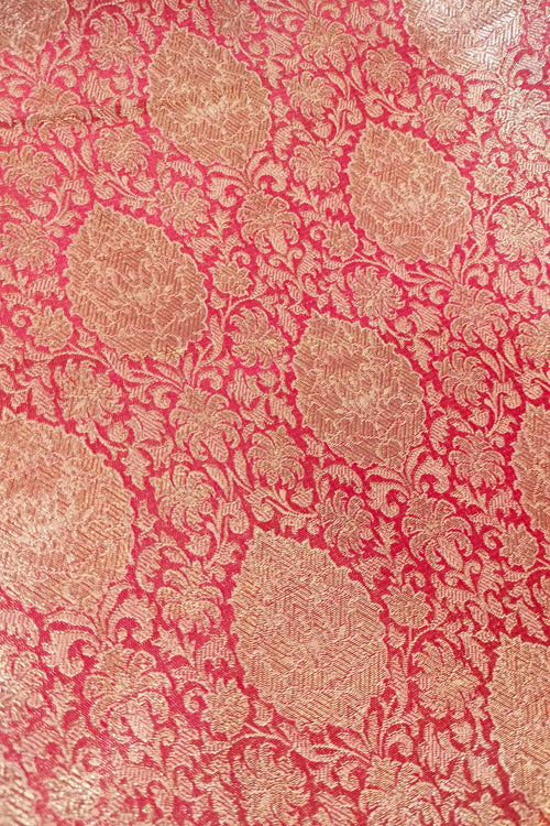 Pink Brocade Fabric