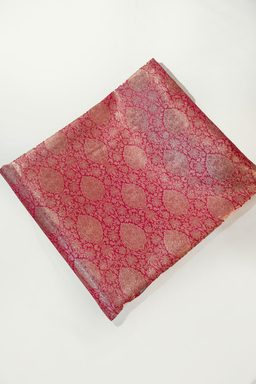 Pink Brocade Fabric