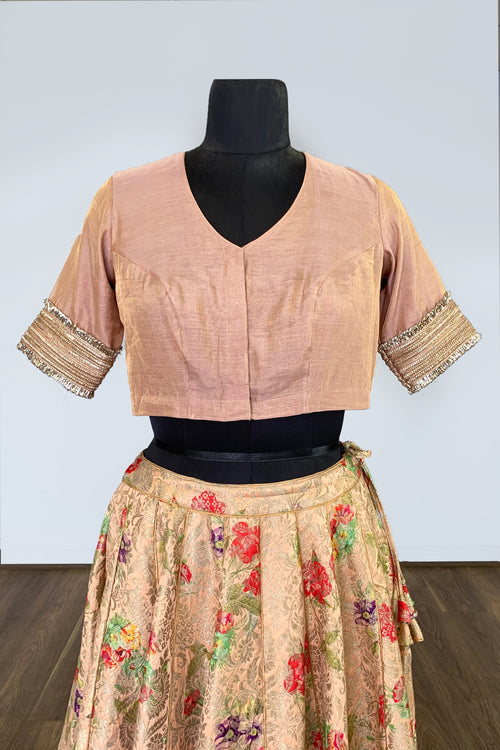 Cotton tissue Blouse