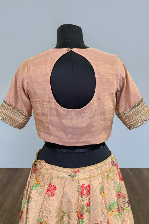 Cotton tissue Blouse