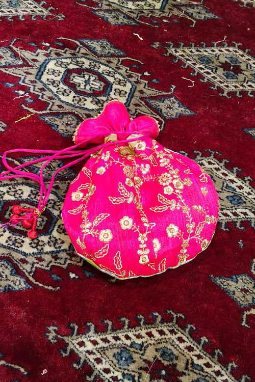 Pink Potli Bag