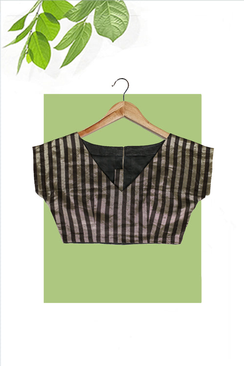 Magyar Black Stripe Tissue Blouse