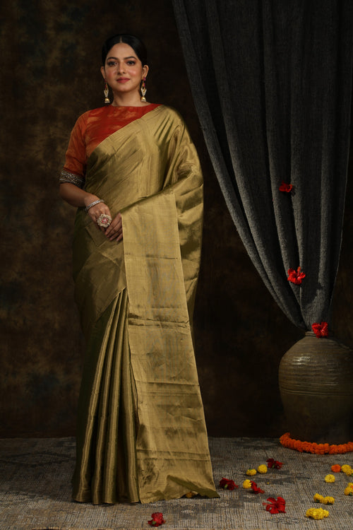 Sarikialmari- Handloom tissue elegant sari