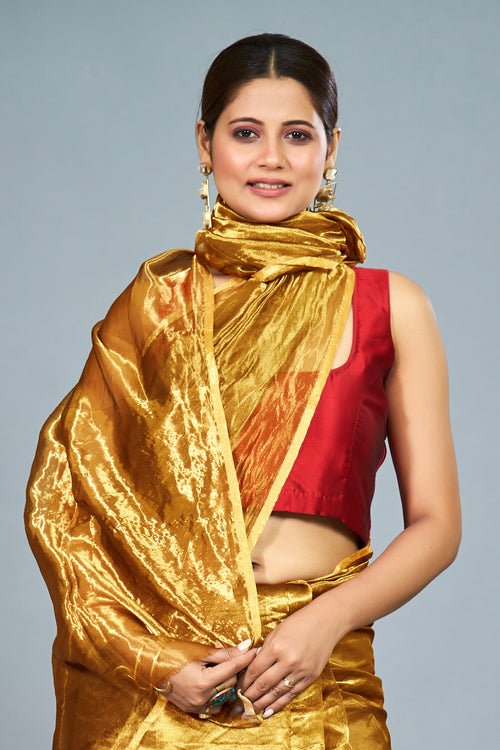 Swarna-Original Gold Tissue Sari