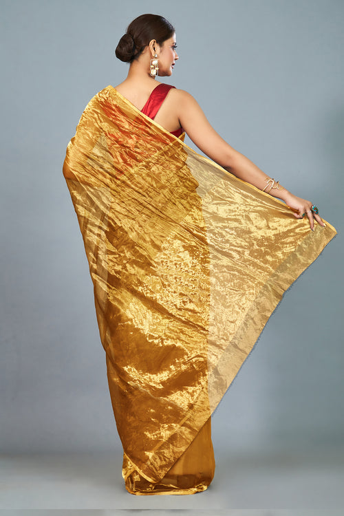 Swarna-Original Gold Tissue Sari