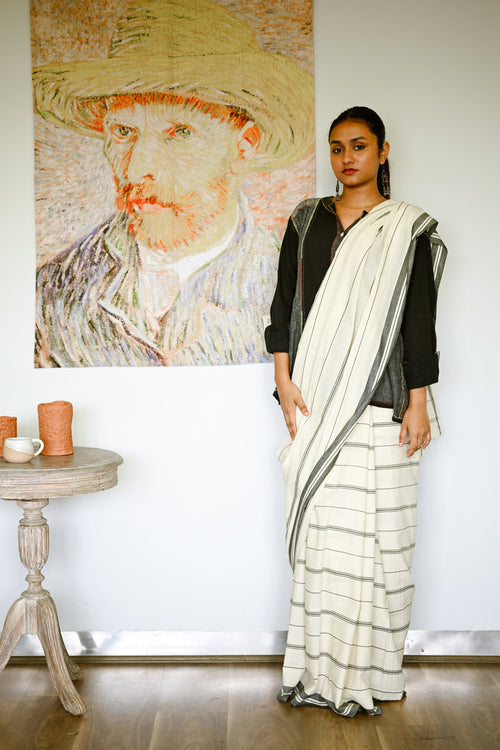 Traditional Bengal Cotton Handwoven Saree