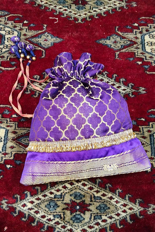 Purple Potli Bag