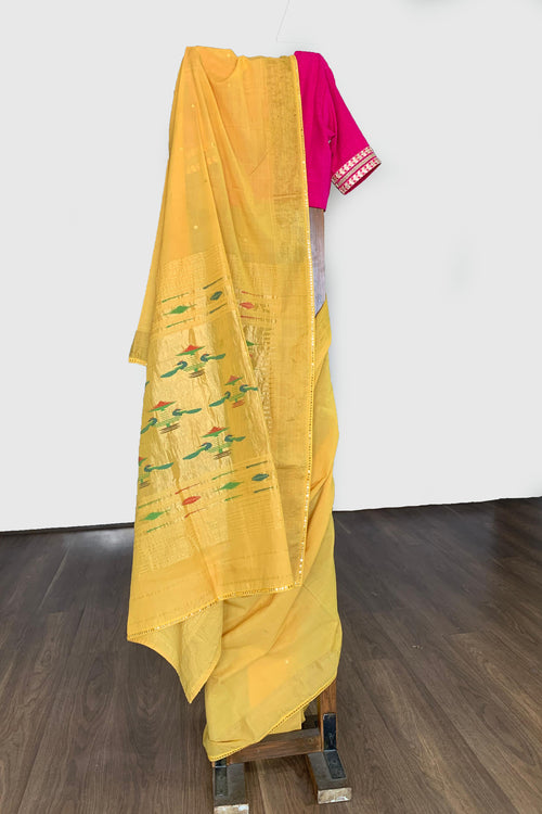 Paithani Cotton Sari