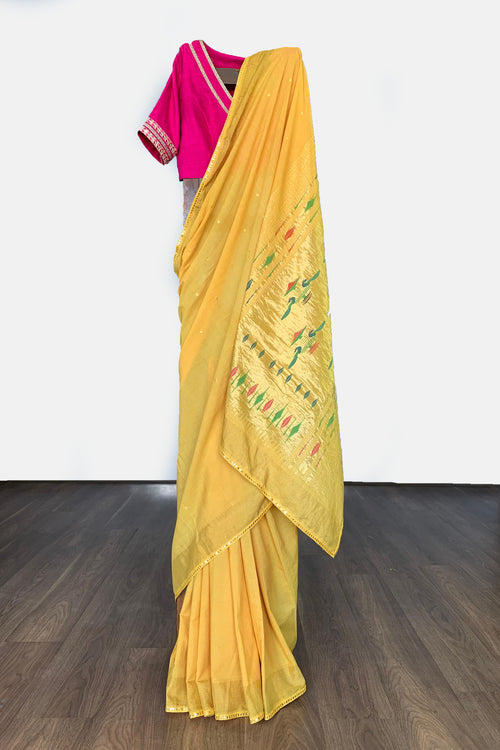 Paithani Cotton Sari