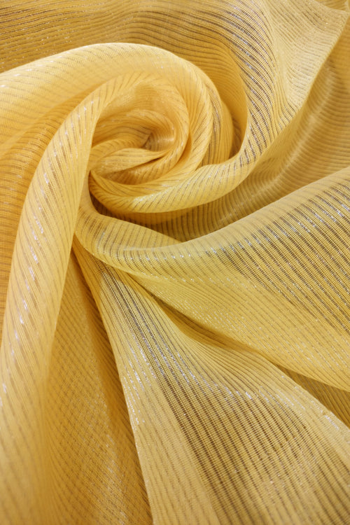 Yellow Stripes Blouse Fabrics