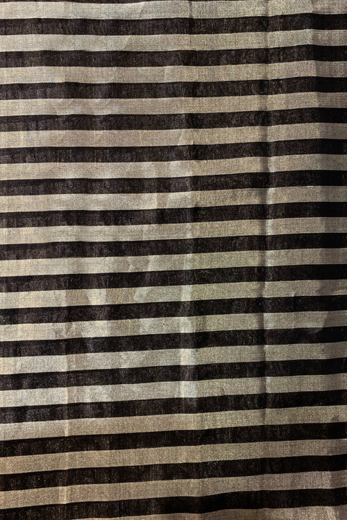 Black and silver tissue fabric 1 metre